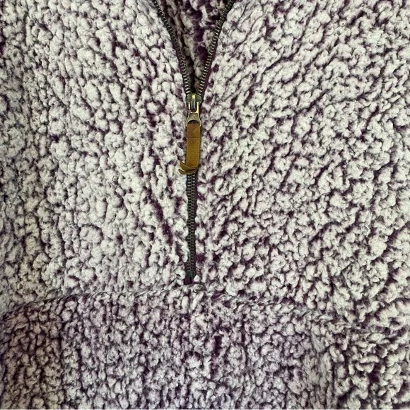 Time and Tru Women’s Snowtipped Purple Fluffy Jacket Size 2X - Picture 7 of 7